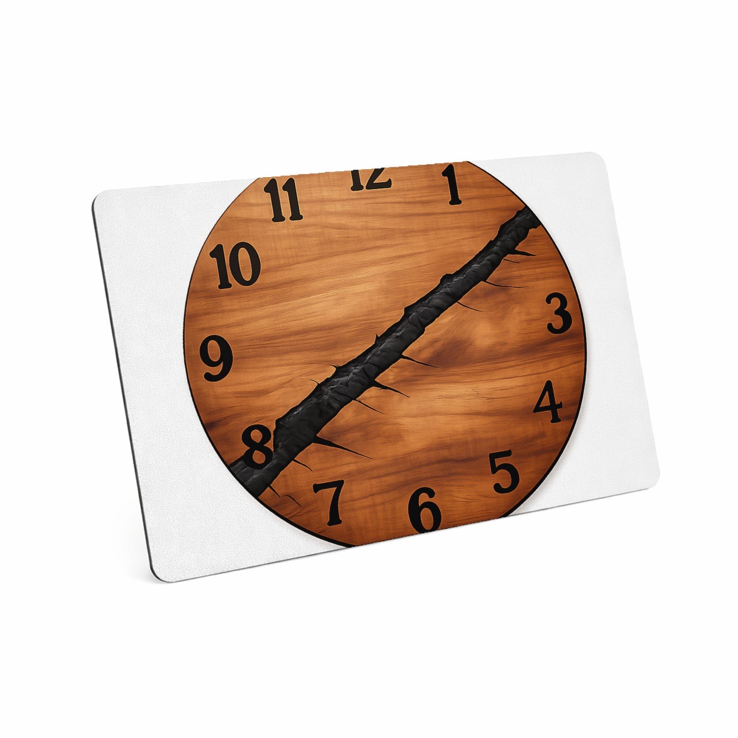 Mr Cadeautjes MDF magnetische fotolijst 28 x 19 - design Een ronde kompasplaat met gegraveerde windrichtingen en een | cadeau Wit