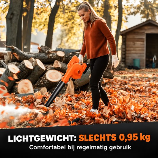 HSD bladblazer - Bladblazeraccessoire - Draadloos - 2-in-1 - 2 accu's — afbeelding 5