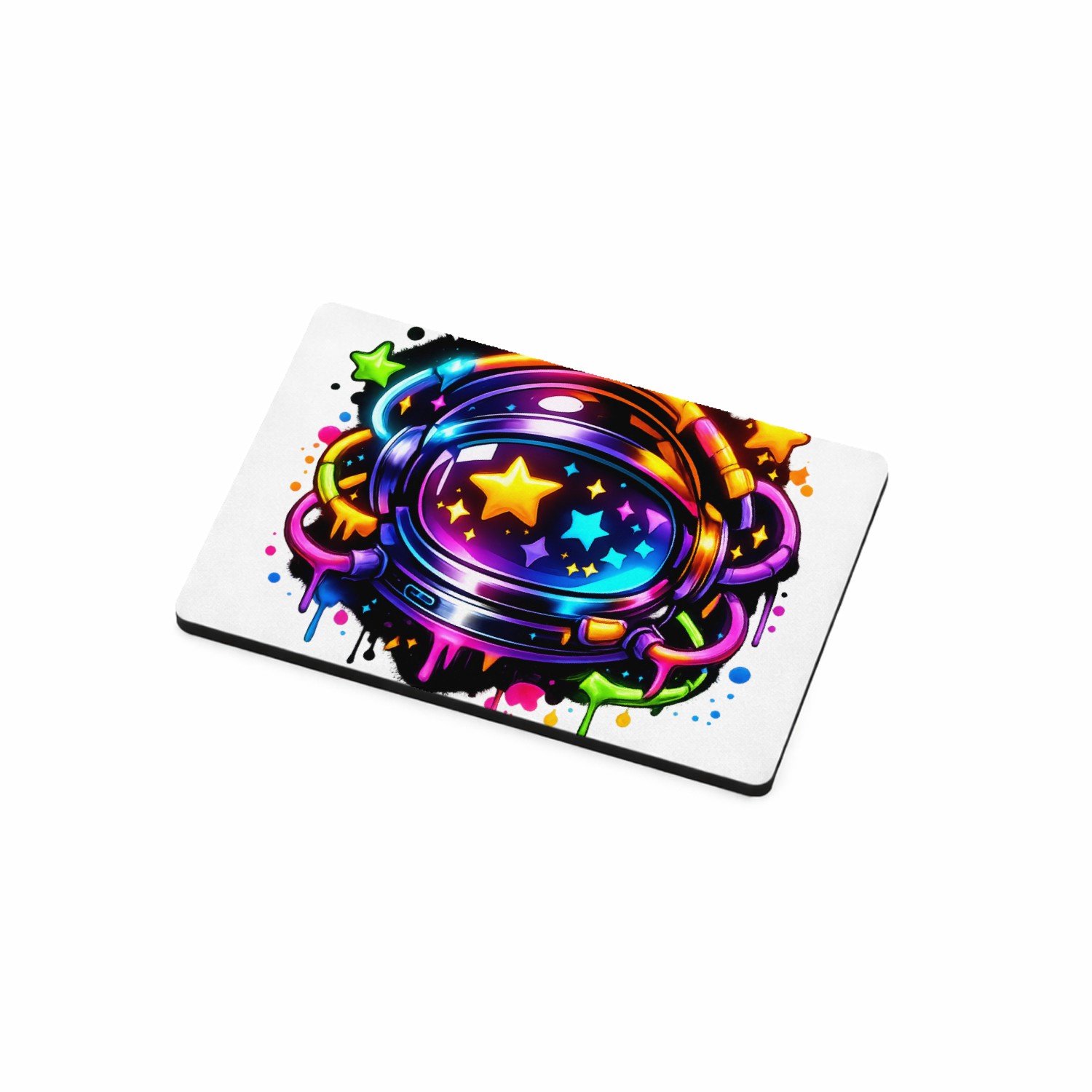 Mr Cadeautjes MDF magnetische fotolijst 7,5 x 5 - design Glow-tech drinkdesign voor jongeren | cadeau Wit