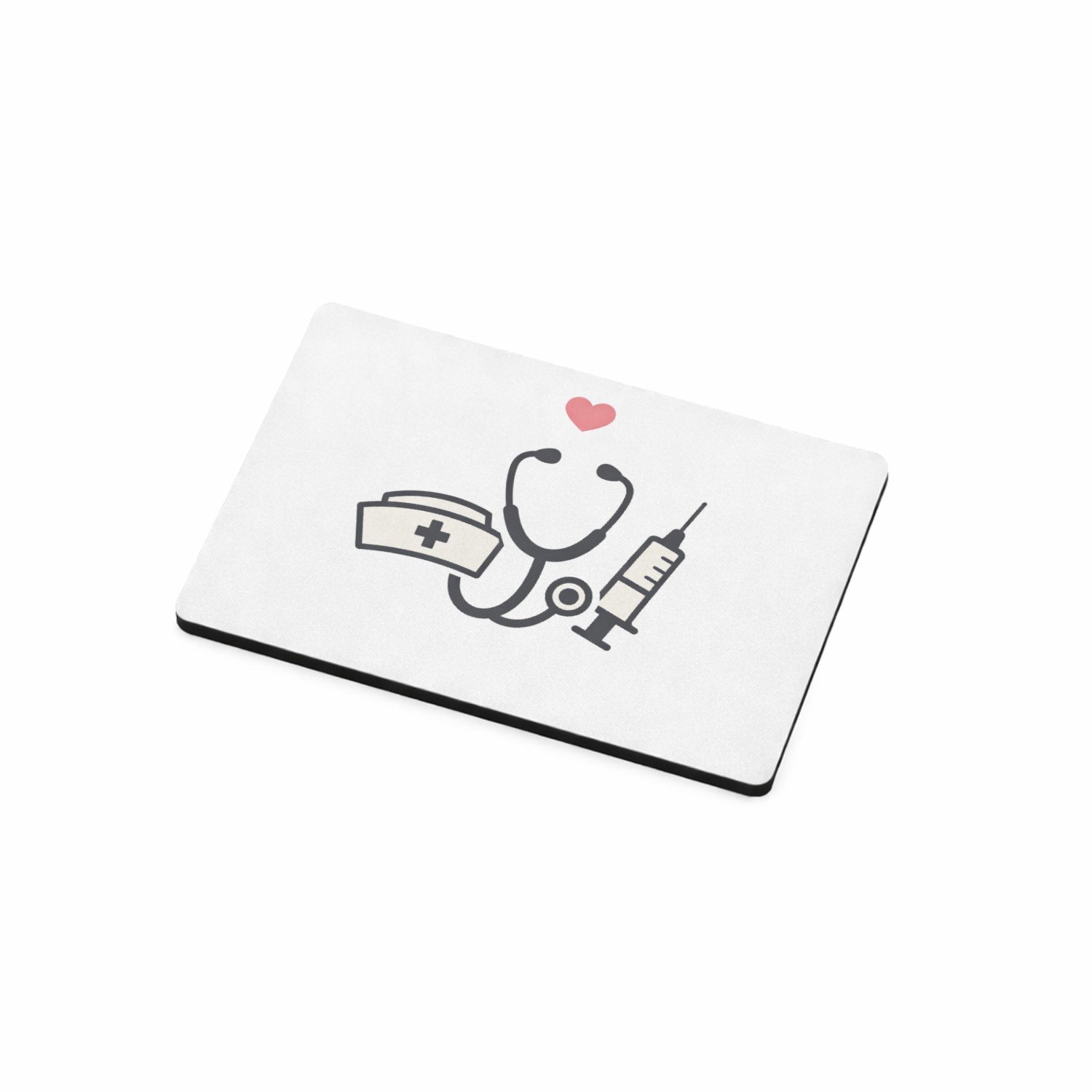 Mr Cadeautjes MDF magnetische fotolijst 7,5 x 5 - design Minimalistische waarderingsprint voor een andere zorg- of on | cadeau Wit
