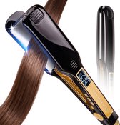 Sansbeauté® Professionele Stijltang - 2 in 1 - Krultang - Stijltangen - Hair Straightener - Snel Opgewarmd - 80℃ t/m 230℃ - Steilen & Krullen - Hot Comb - Haartang - Haar stijltang - Lisseur Cheveux - ION technologie
