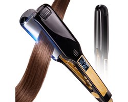 Sansbeauté® Professionele Stijltang - 2 in 1 - Krultang - Stijltangen - Hair Straightener - Snel Opgewarmd - 80℃ t/m 230℃ - Steilen & Krullen - Hot Comb - Haartang - Haar stijltang - Lisseur Cheveux - ION technologie
