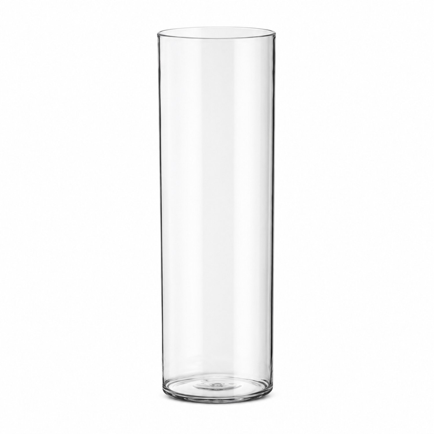 SWGOTA Transparante kunststof cilindervaas - diameter 15 cm, hoogte 35 ± 0,5 cm - voor bloemschikken en snijbloemen