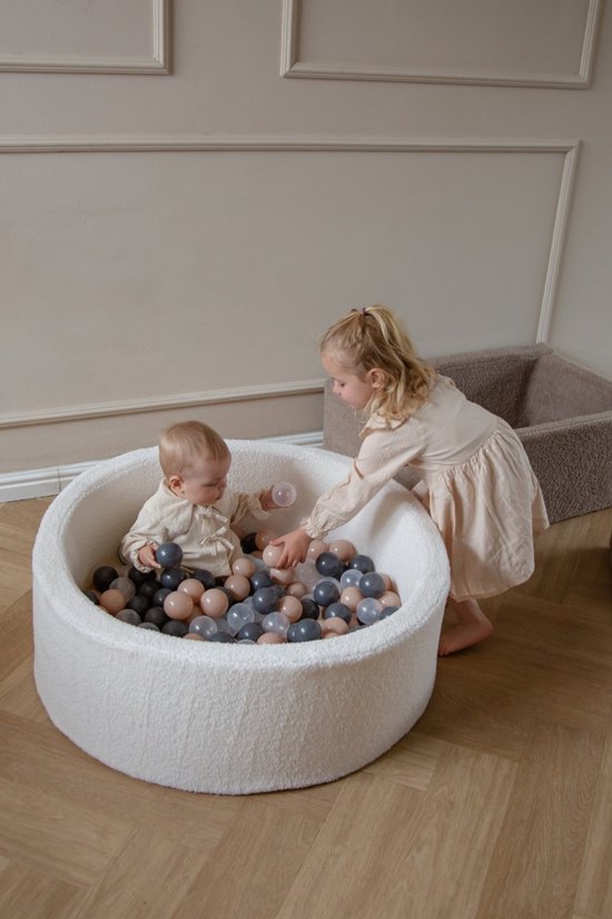 Mooskids Frenkie Teddy Off-White Ballenbak incl. 200 ballen — afbeelding 2