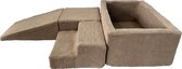 Mooskids Lowie Teddy Taupe 4-in-1 Speelset incl. 200 ballen