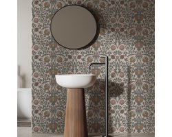 neukids 38.5 x 320 cm Self-Adhesive Wallpaper Vintage Flowers Wall Wallpaper Self-Adhesive Flower Wallpaper Cabinet - ShopVlot