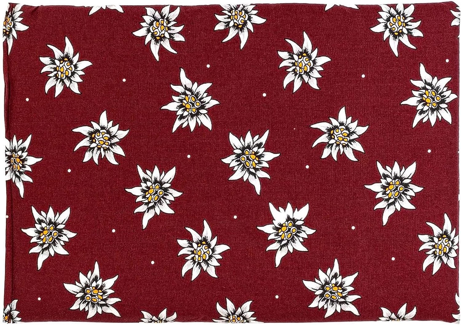 Lijnzaadkussen 30 x 20 cm, bloem-edelweiss - als warmtekussen en koelkussen - ShopVlot