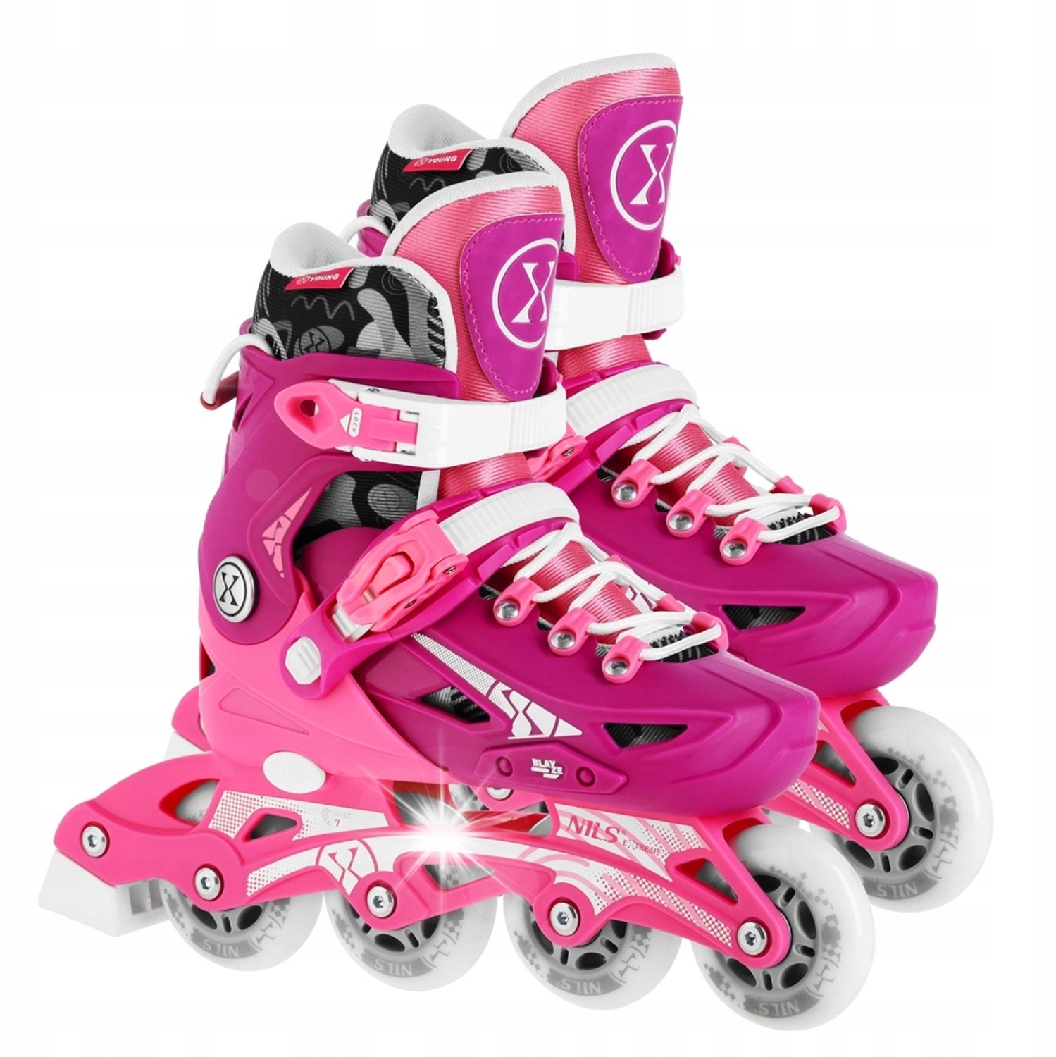 Verstelbare Kinder/Volwassen Skates NILS Inline Skates