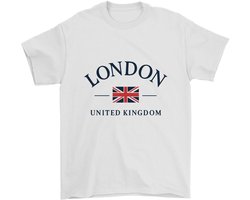 Londen Shirt – UNITED KINGDOM – Reizen Outfit – Unisex T-Shirt voor Dames & Heren – Leuk Cadeau voor Reizigers
