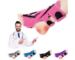 Plantar Fasciitis Night Splint - 3 verstelbare banden - zachte memory foam pad - pijnverlichting tijdens de nacht - Homevero