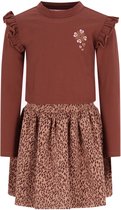B.Nosy Y608-5860 Jurk meisjes bruin - Maat 116