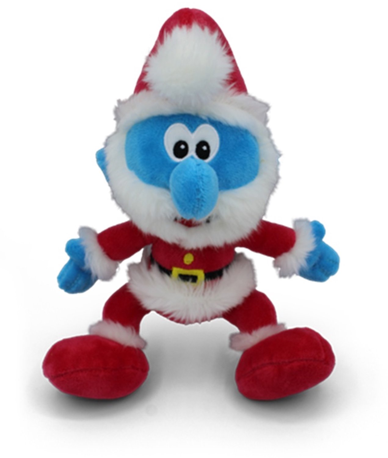Kerstman smurf grote smurf - knuffel - 20 cm