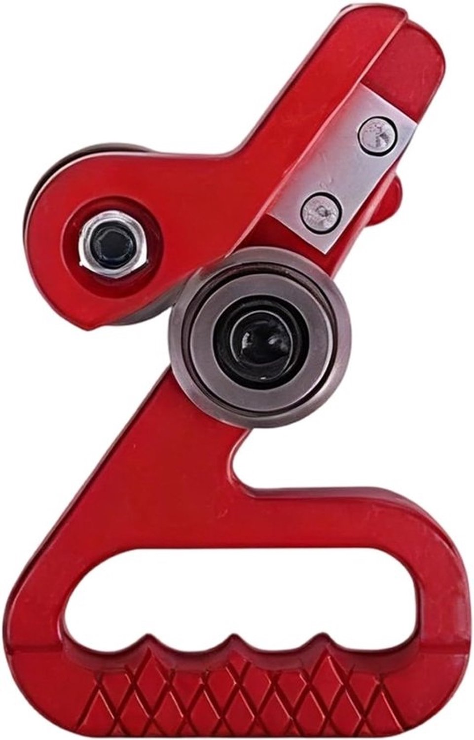 Metalen Plaat Snijder - Hand Trek Gereedschap - Precisie Snijden - Dubbel Wiel Mechanisme - Maat S 19.6 cm - Rood