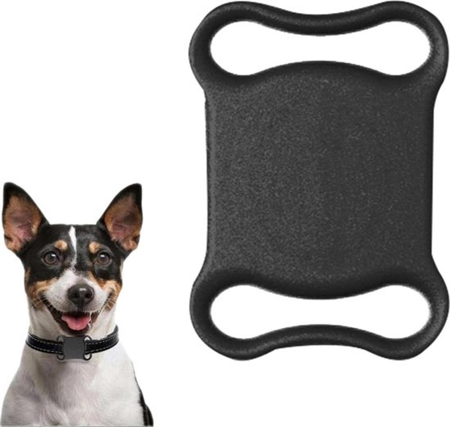Huisdier Tracker - Halsband Locatie - Dieren Vinden - IP65 Waterdicht - 1 Jaar Standby - Zwart