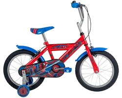 Spider-Man Kinderfiets - Jongens - 16 inch - Rood - Twee handremmen