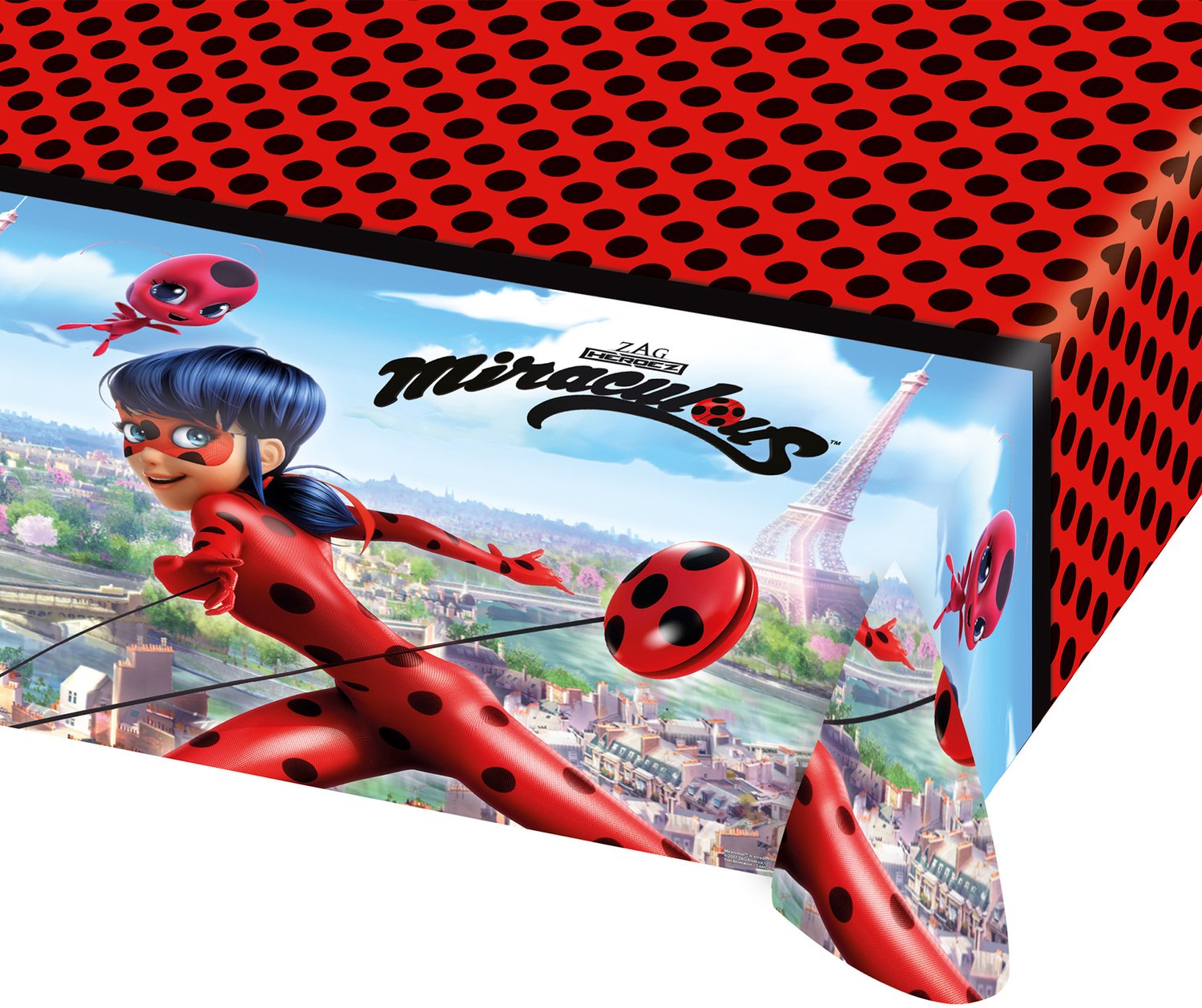 RIETHMULLER - Plastic Ladybug Miraculous tafelkleed