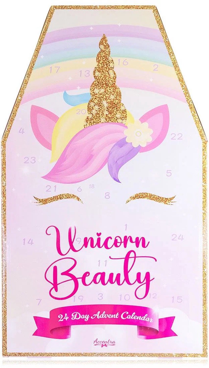 Adventskalender 2026 Make up Beauty Meisjes - Unicorn - 24 verrassingen - Make-up Geschenkset Kinderen Dames - Cadeau meisje 3 jaar, 4 jaar, 5 jaar, 6 jaar, 7 jaar, 8 jaar - Roze Eenhoorn cadeautjes