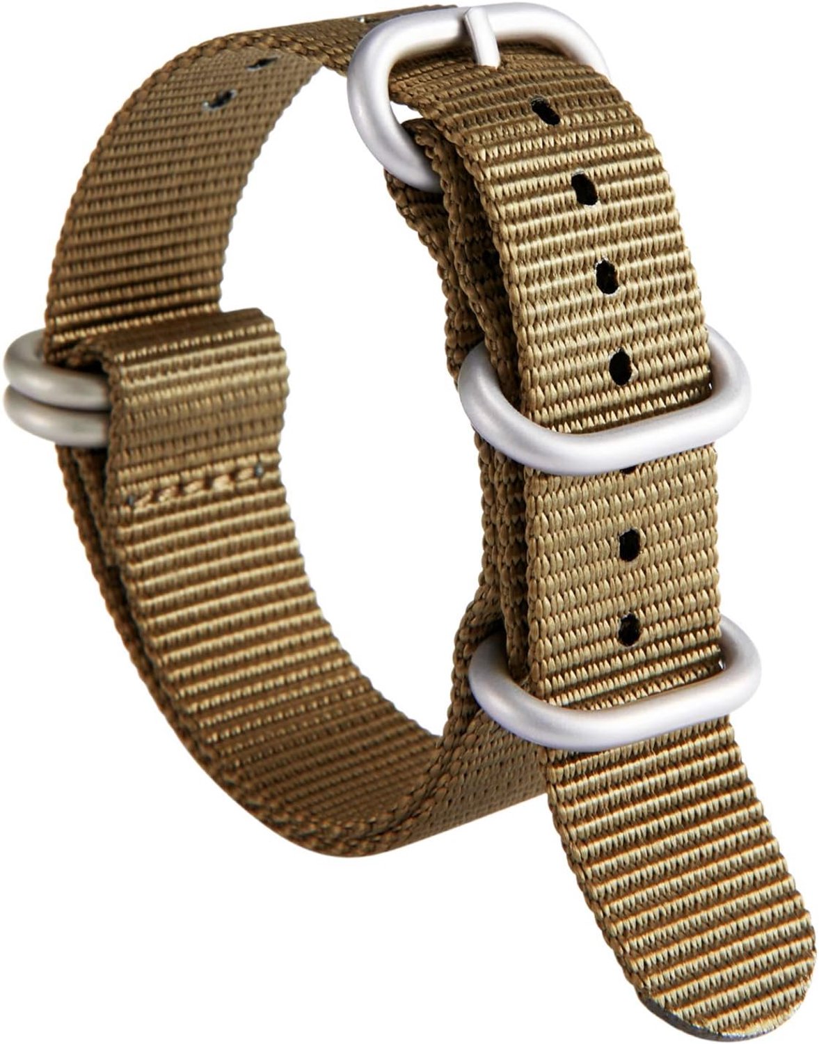 BINLUN Nylon Watch Band Thick G10 Premium Ballistic Replacement Band Multicolor Bands for Men Women - ShopVlot