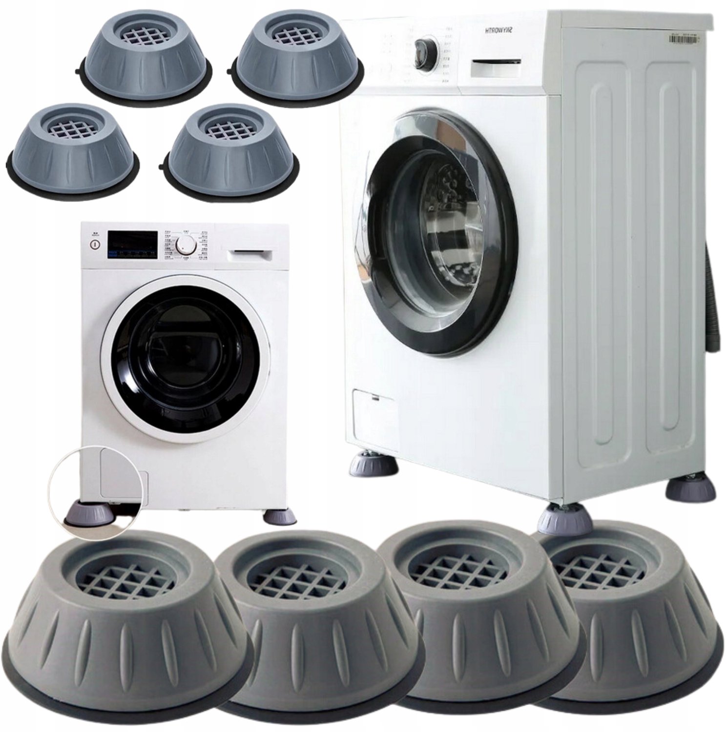 Antivibratie Onderleggers voor Wasmachine - 4 stuks