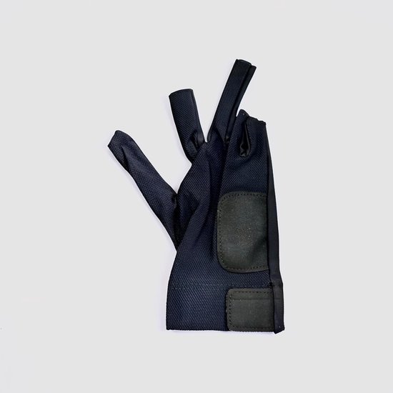 Ademende Lycra Biljart Handschoen - Pool Life - Zwart — afbeelding 2