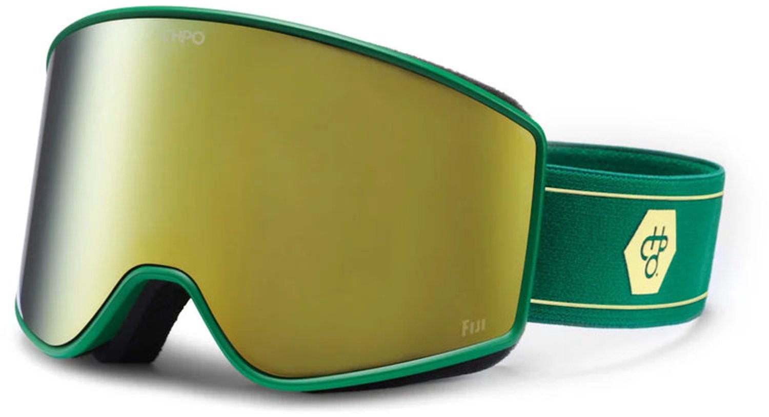 Chpo Brand Fiji Skibril Groen Gold/CAT3+CAT1