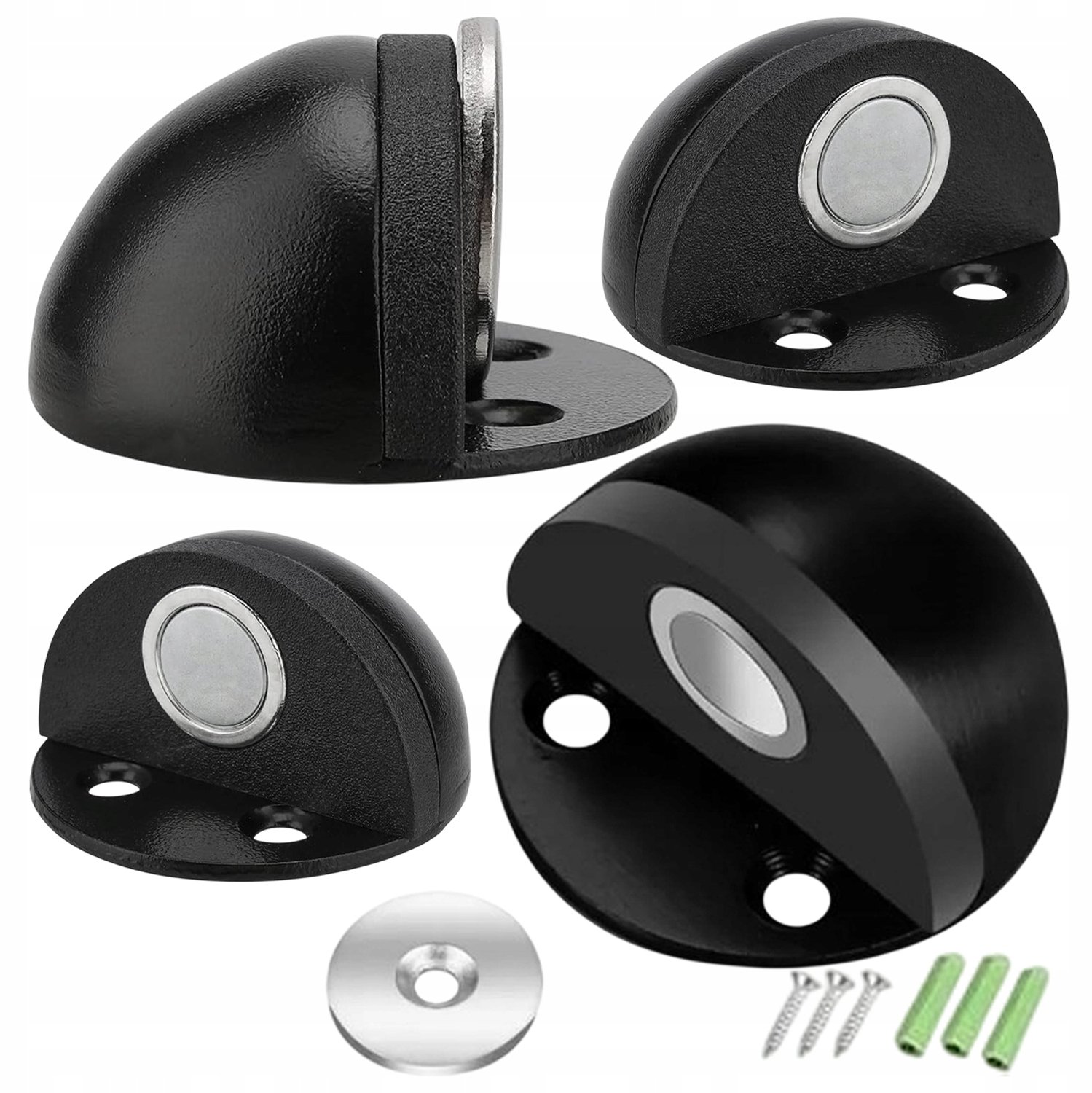 Magnetische Deurstopper Zwart - Sterk & Stijlvol