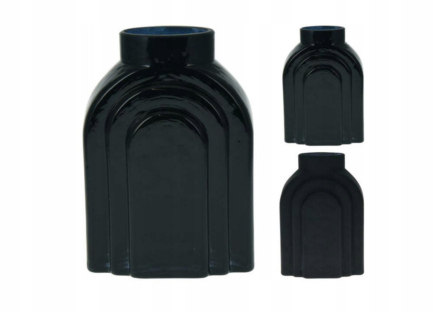 Koopman Vaas Zwart 18 cm AAE335630 Decoratieve Vaas