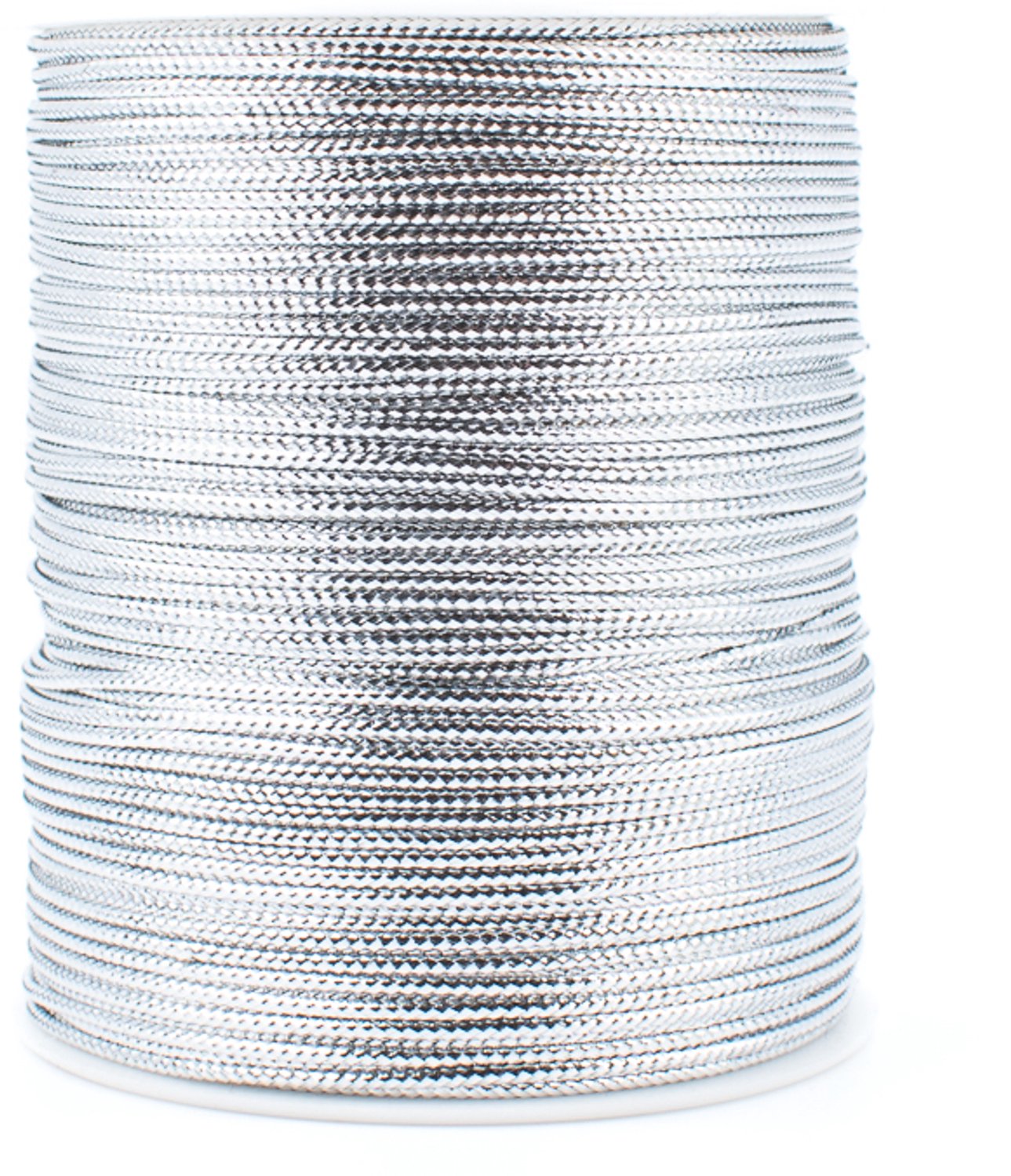 Decoratiekoord - cadeaulint - zilver - 2 mm x 200 meter - cadeaukoord
