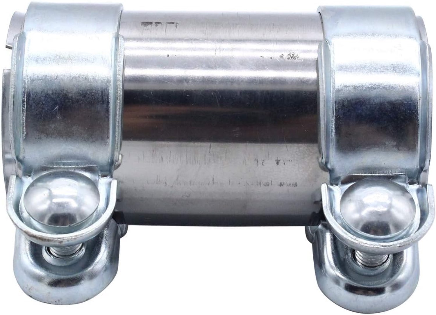 Uitlaatklem 2,5" - Ø 65 mm x 125 mm - dubbele klem - ideaal voor uitlaatreparatie - Vemera