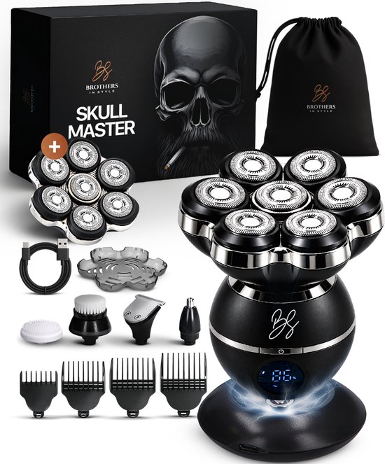 Scheerapparaat Mannen 8-in-1 - Skull Master Pro