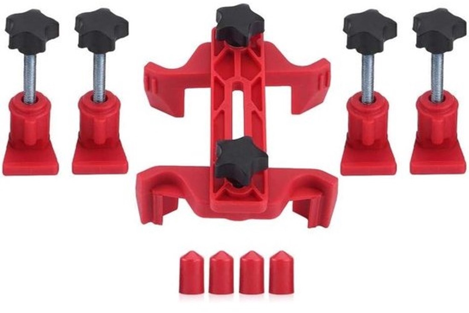 Tandwiel Vergrendeling - Motor Timing Tool - Motor Onderhoud - 45 Koolstofstaal - 9 Stuks - Rood