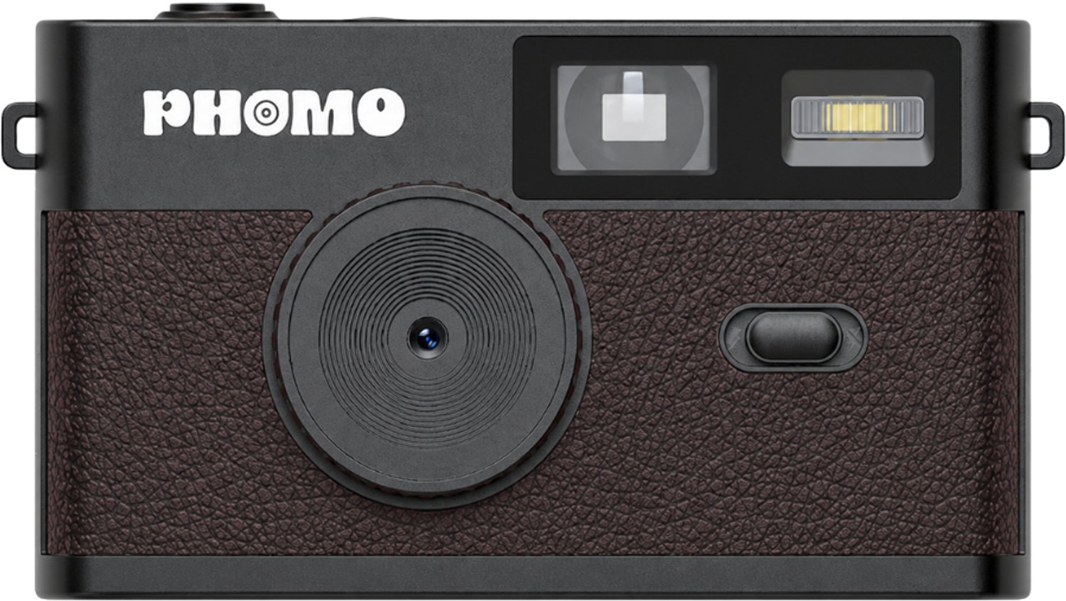 Phomo Digitale Retro Camera - Compact Camera - 8MP - 4 Retrofilters - Flits - SD-kaart - USB-C - Zwart