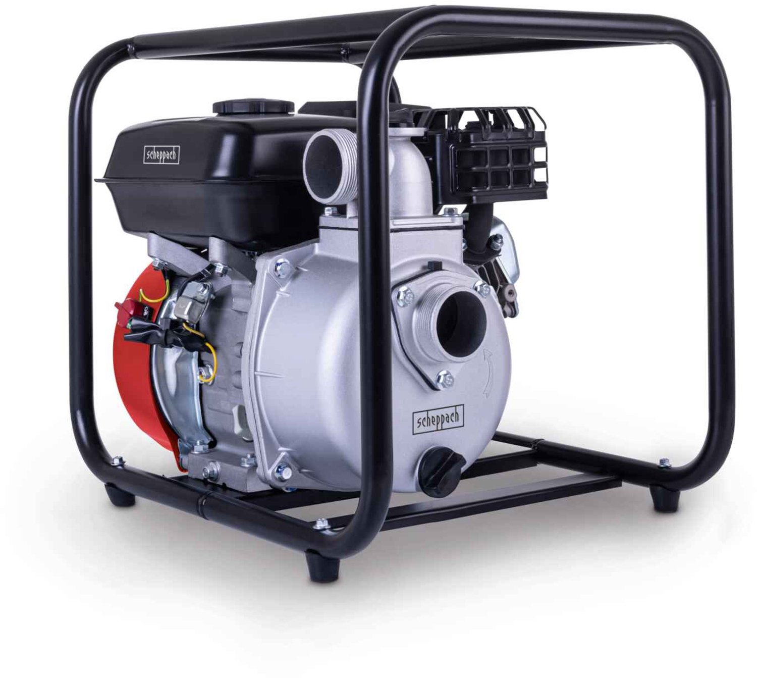 Scheppach PWP32 Benzine Waterpomp 5,3 PK 212cc - 32.000 l/u - 30 m Opvoerhoogte - 7 m Aanzuighoogte