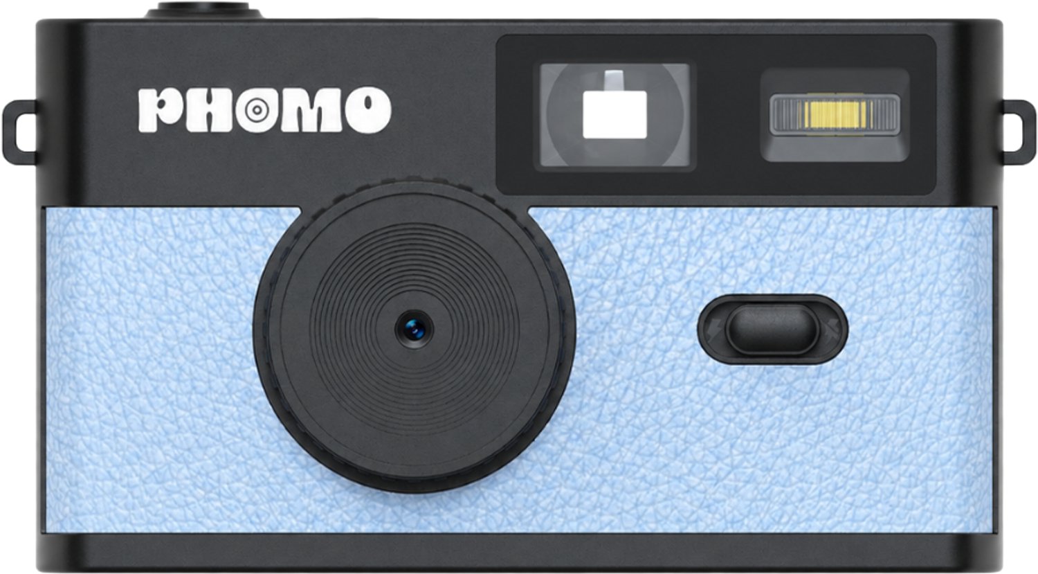Phomo Digitale Retro Camera - Compact Camera - 8MP - 4 Retrofilters - Flits - SD-kaart - USB-C - Blauw