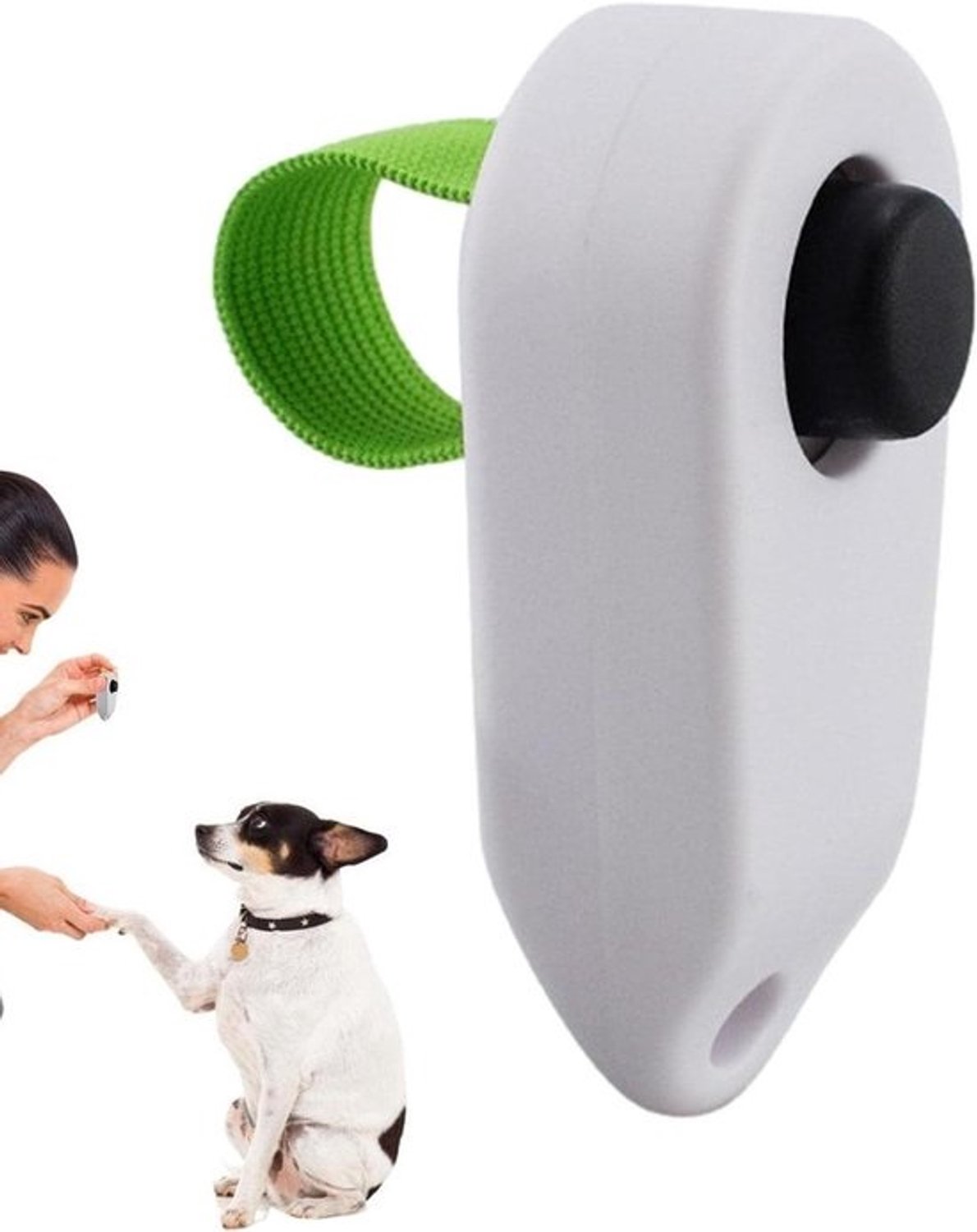 Training Clicker - Hondentrainer Hulpmiddel - Huisdier Training - Positieve Bevestiging - 3.5x1.7x6.5CM - Zwart