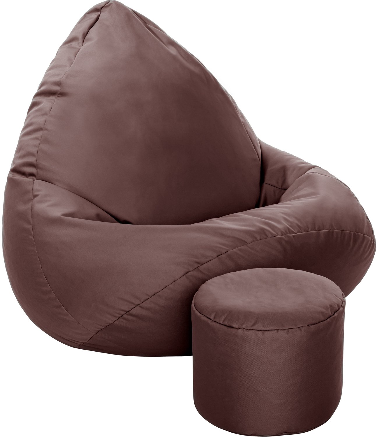 Cronen Sako Poef XL Bruin - Comfortabel & Waterafstotend