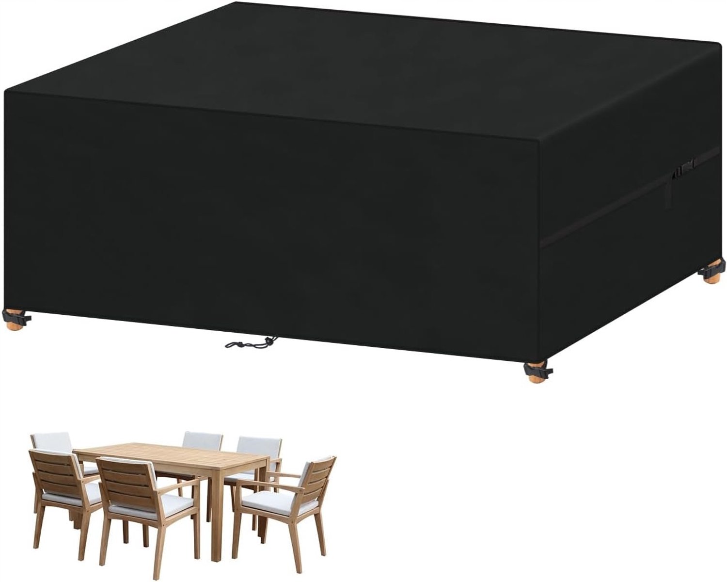 Merkloos Tuinmeubelhoes 180x100x75cm - Waterdicht & UV-bestendig
