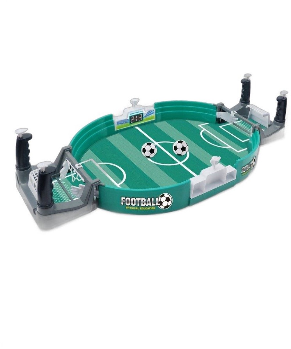 Currero Voetbalspel - Tafelvoetbal - Tafelvoetbalspel - Mini Voetbaltafel - Gezelschapsspel - Binnen en Buiten - Kinderen en Volwassenen - Voetbal Middelgroot Bureau
