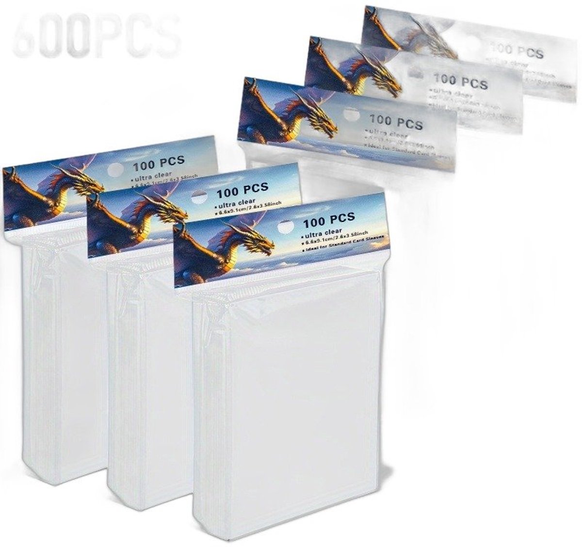 Currero Penny Sleeves - Card Sleeves - Geschikt voor Pokemon - Trading Card Hoesjes - Kaarthoesjes - Beschermhoesjes - Verzamelkaarten