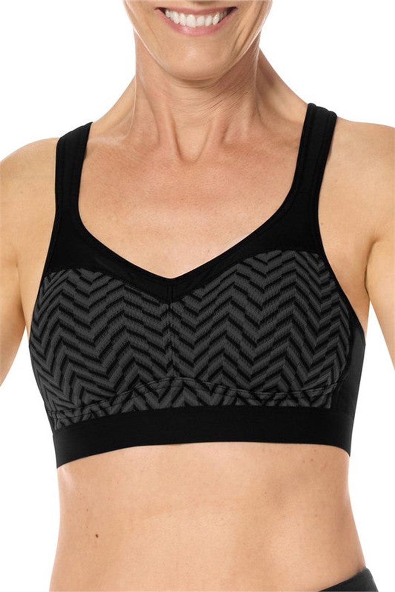 Amoena sport prothesebeha Jolie - Zwart - Maat 70AA