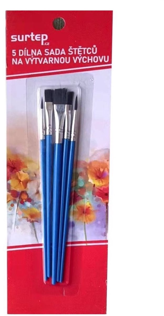 Surtep set van 5 kwasten voor tekenen
