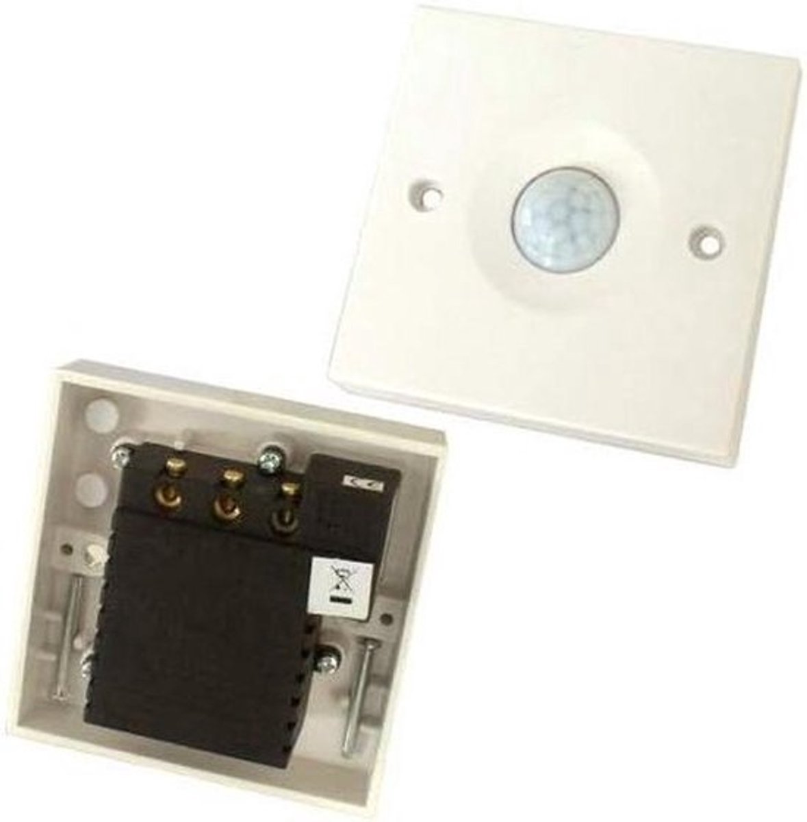 PIR Lichtschakelaar - Bewegingsmelder Schakelaar - Automatische Verlichting - 120 Graden Detectie - 5 Meter Bereik - Wit