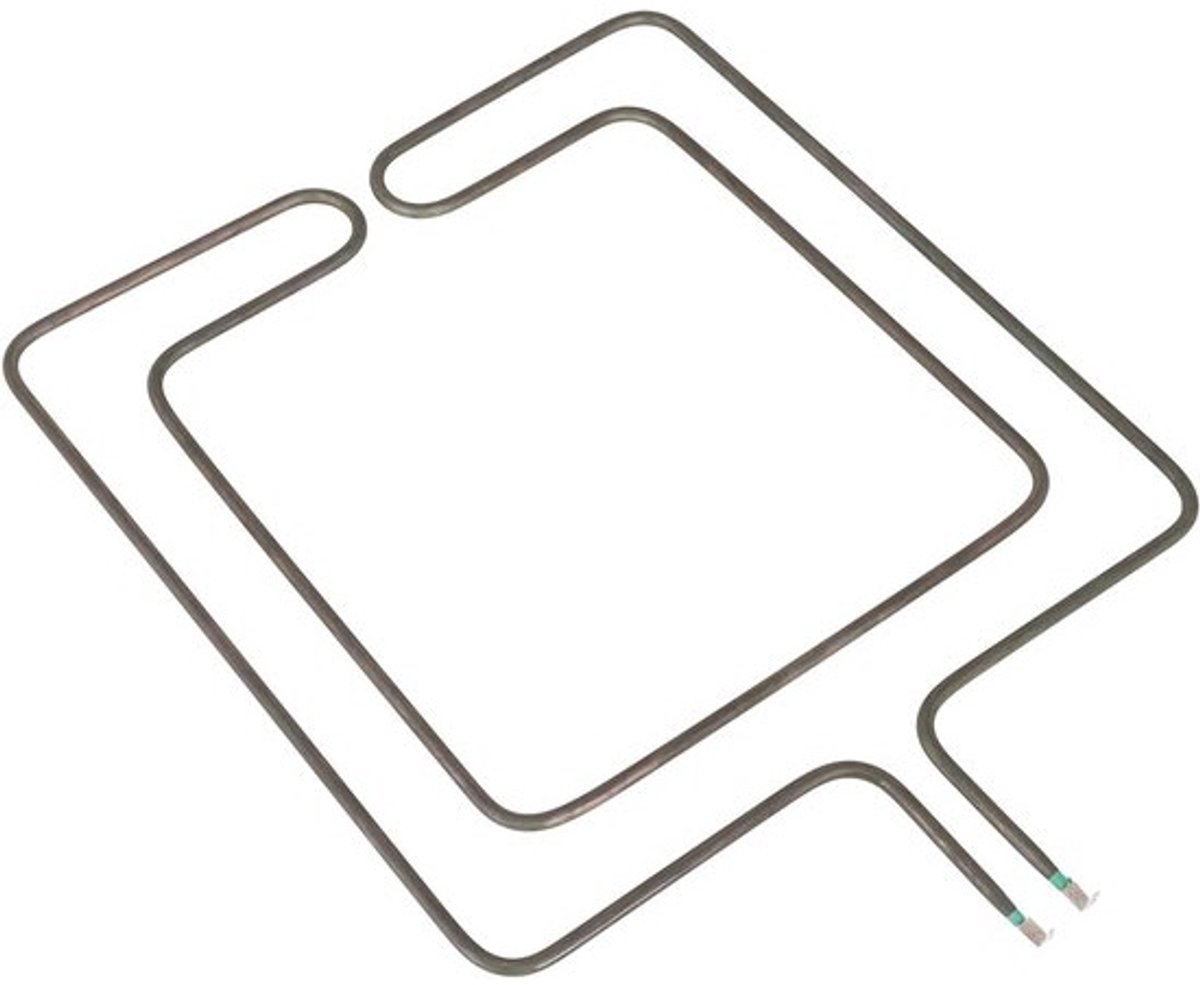Oven Verwarmingselement - Bodemelement Oven - Oven Reparatie - Origineel Onderdeelnummer 42827837 - Standaard Afmetingen - Metaal