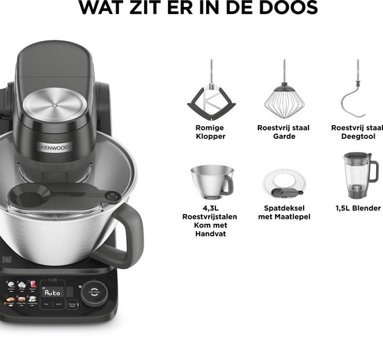 Kenwood Smart Touch Keukenmachine KHC40.050BK van Kenwood — afbeelding 2