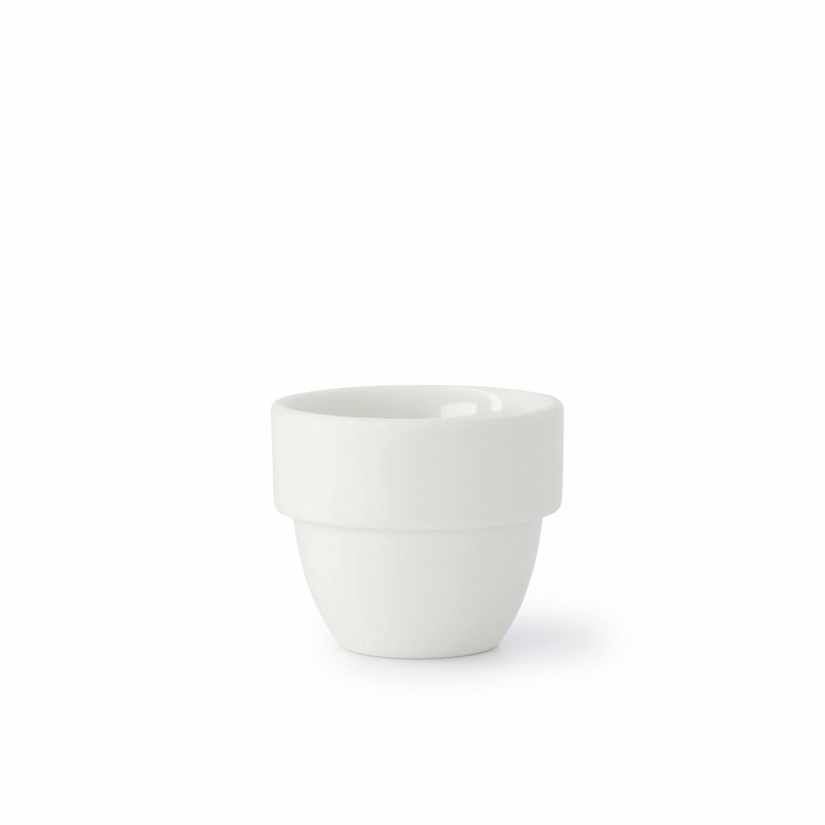 6x ACME Taster Cup Mini, 110ml, Milk White with Pink Base