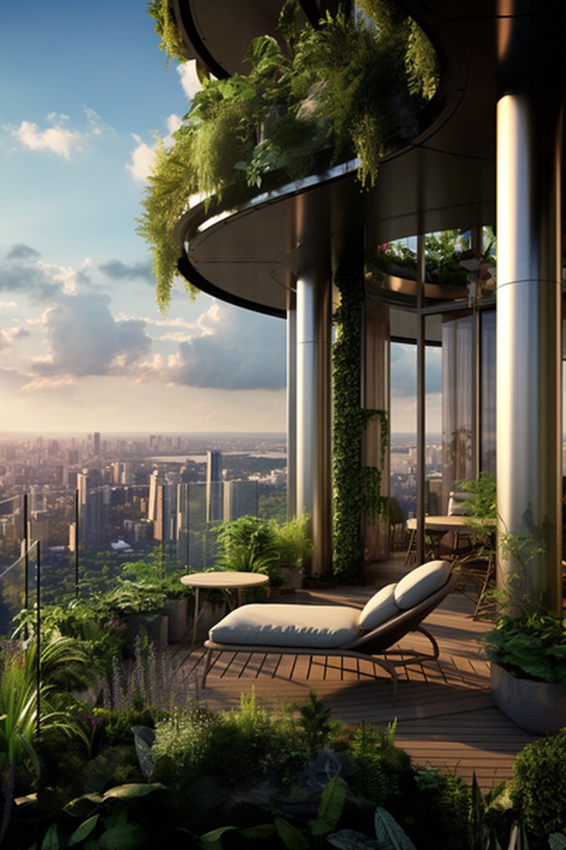 Penthouse Poster - Bio Penthouse - Appartement - Woondecoratie - posters - formaat 70x100cm - L568RTB