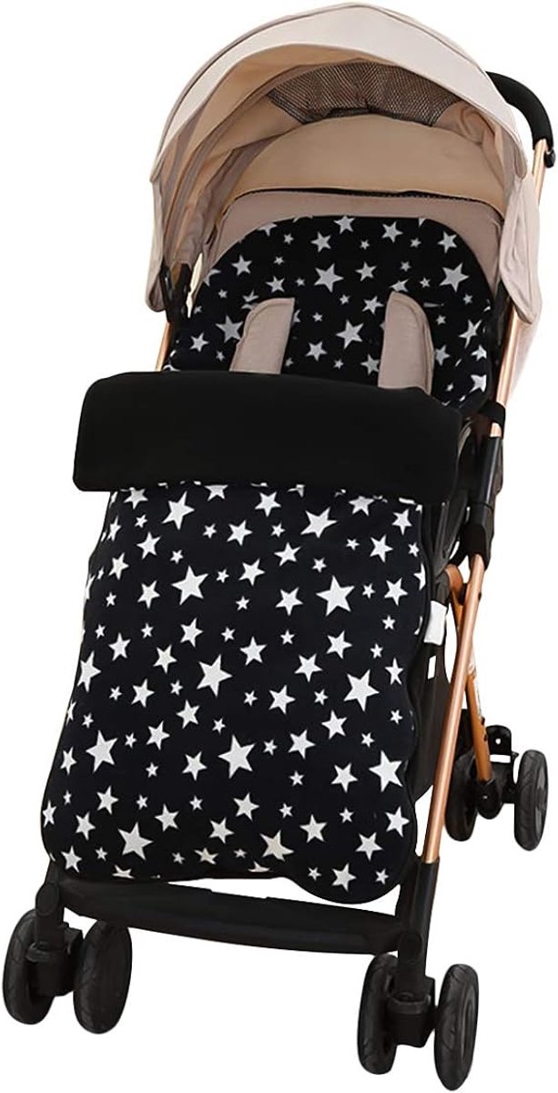 Universele premium kinderwagenvoetzak, met fleecevoering, voor kinderwagens, wandelwagens en buggys