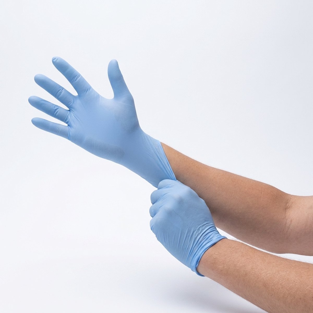 Santex Nitriflex Soft Nitril Handschoenen Blauw - Maat S - 100 Stuks