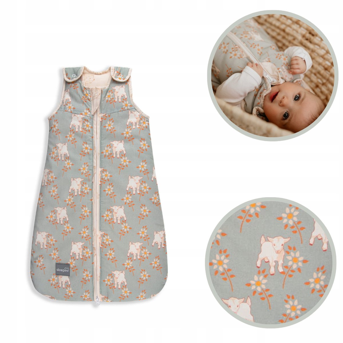 Sleepee Babyslaapzak NewBorn Katoen TOG 2.5 (0-4 mnd)