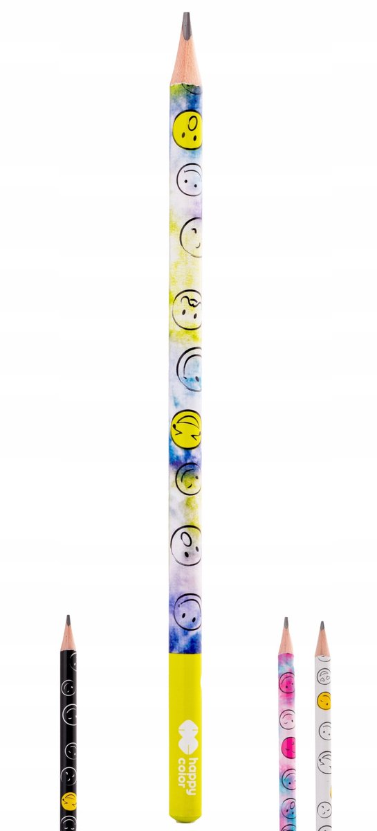 Happy Colour Driehoekige Potlood Smile 2B - Ergonomisch & Leuk